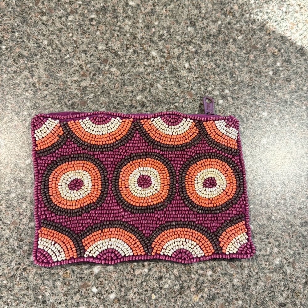 Vintage toni beaded clutch